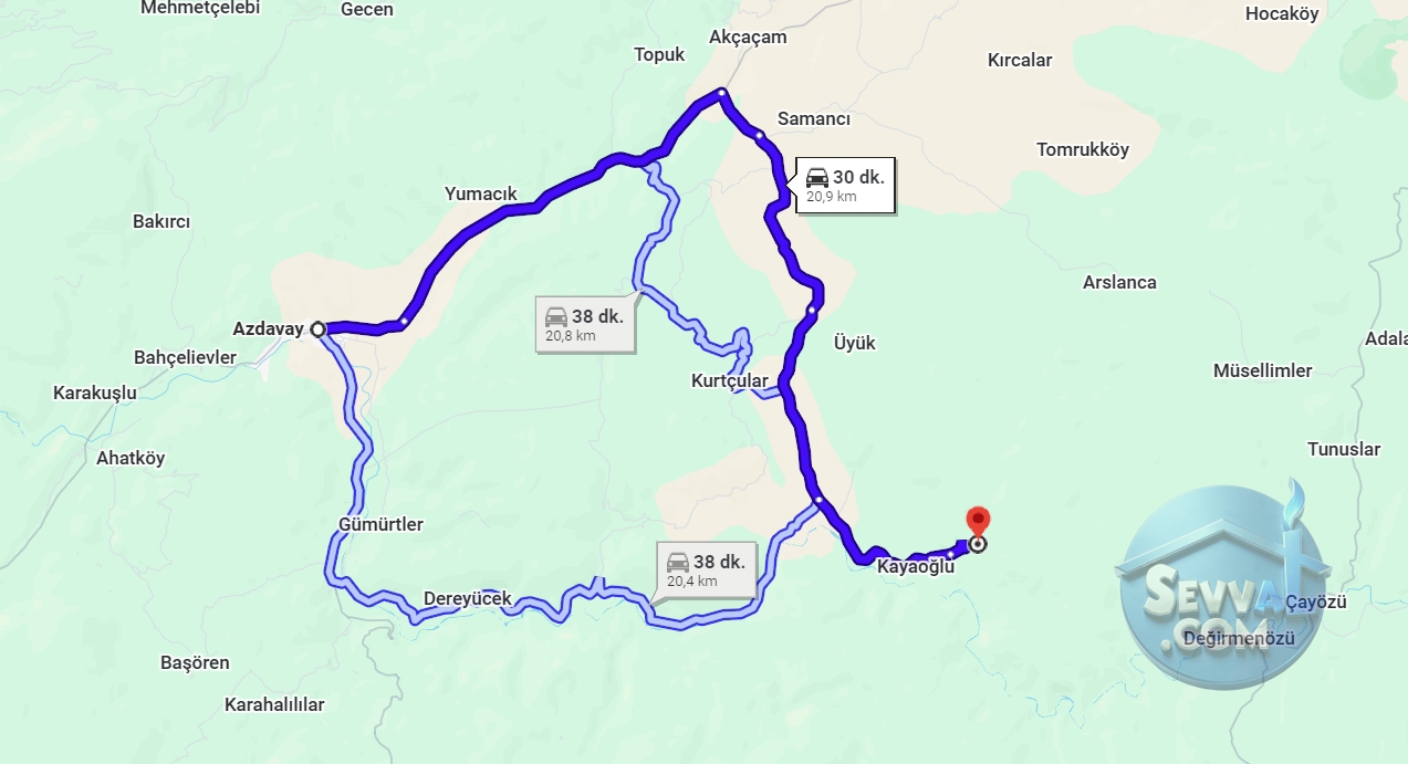 KASTAMONU AZDAVAY KAYAOĞLU KÖYÜNDE 2.428 M² TARLAMIZ SATILIKTIR. - Kastamonu Azdavay fotoğraf 15