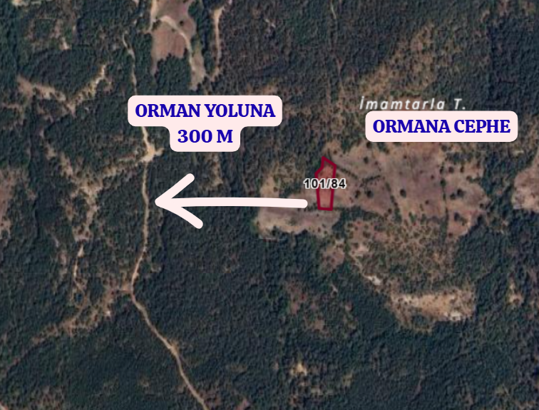 KÜTAHYA DOMANİÇ KIRIK  KÖYÜNDE 2.301 M² TARLA SATILIKTIR - KÜTAHYA DOMANİÇ fotoğraf 3