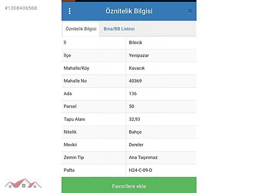 SEÇKİN'DEN KÖYÜN DİBİN DE SATILIK 32 M² BAHÇE - BİLECİK YENİPAZAR fotoğraf 5