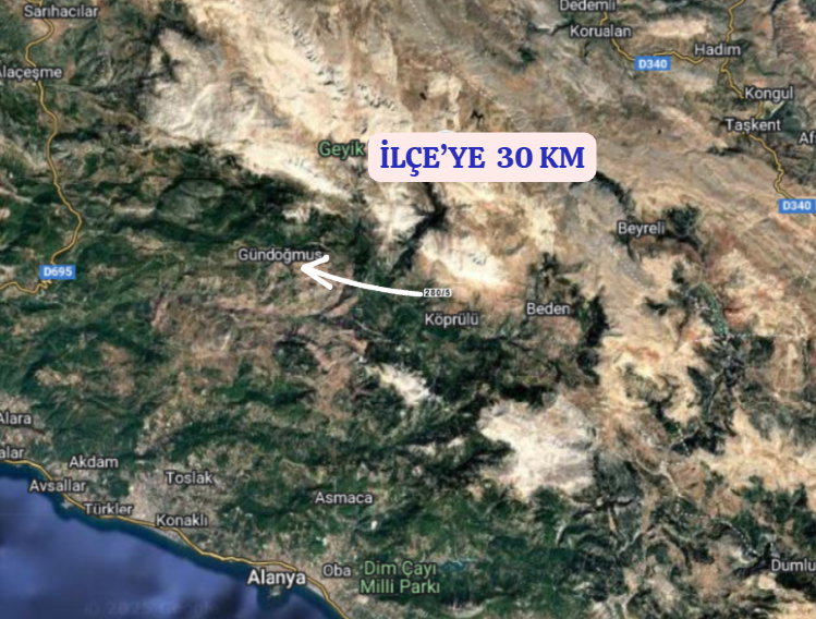 ANTALYA GÜNDOĞMUŞ ORTAKÖY   KÖYÜNDE 1.790  M² TARLA  SATILIKTIR - ANTALYA GÜNDOĞMUŞ fotoğraf 6