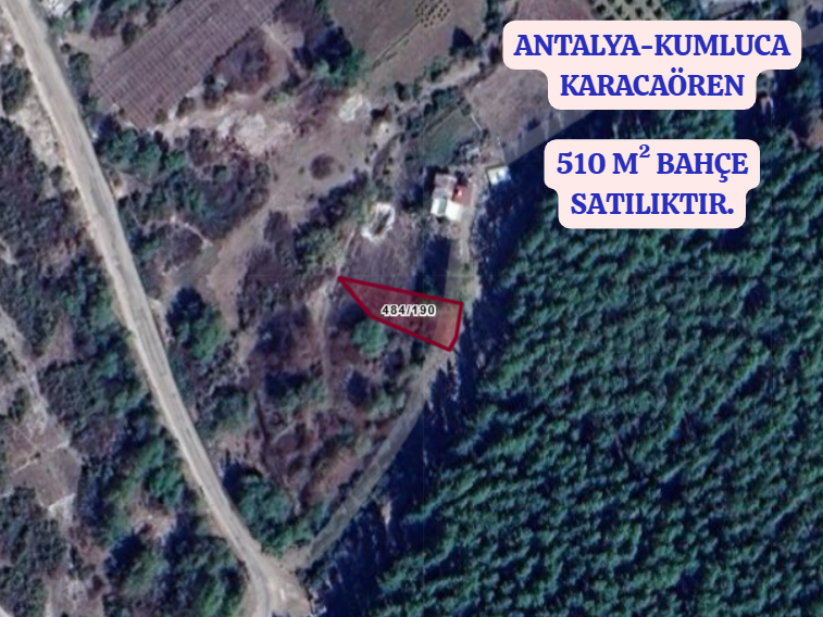 ANTALYA KUMLUCA KARACAÖREN  KÖYÜNDE 510 M²  BAHÇE  SATILIKTIR - ANTALYA KUMLUCA fotoğraf 2
