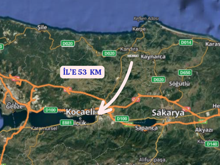 KOCAELİ KANDIRA SÜLLÜ  KÖYÜNDE 794  M² TARLA  SATILIKTIR - KOCAELİ KANDIRA fotoğraf 6