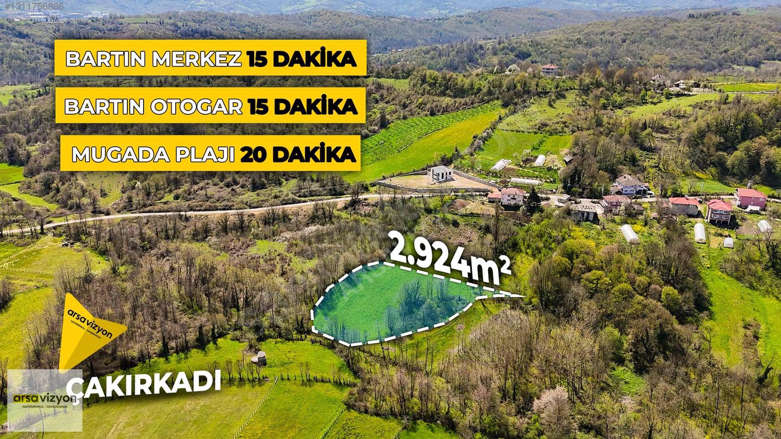 BARTIN MERKEZE YAKIN YATIRIMLIK TARLA - BARTIN MERKEZ fotoğraf 13