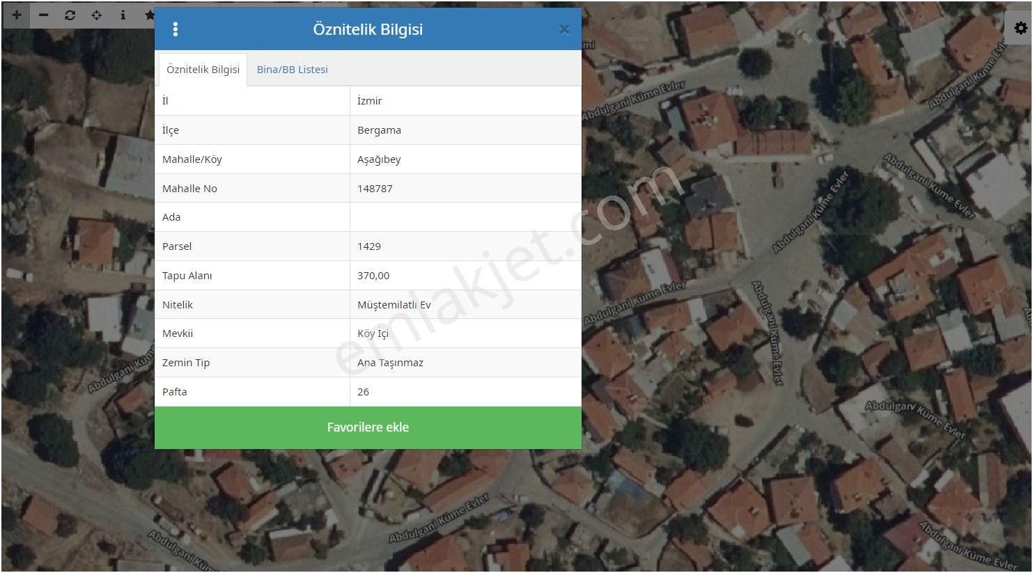 Bergama Kozak Aşağıbey Köyünde Satılık 370m2 Müştemilatlı Ev. - İZMİR BERGAMA fotoğraf 2