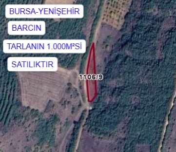 BURSA YENİŞEHİR BARCIN MAH. TARLANIN 1.000 M² Sİ SATILIK - BURSA YENİŞEHİR fotoğraf 2