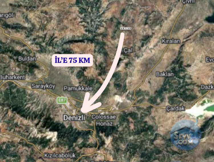 DENİZLİ ÇAL AKKENT  KÖYÜNDE  1.954 M²  BAĞ  SATILIKTIR - DENİZLİ ÇAL fotoğraf 6