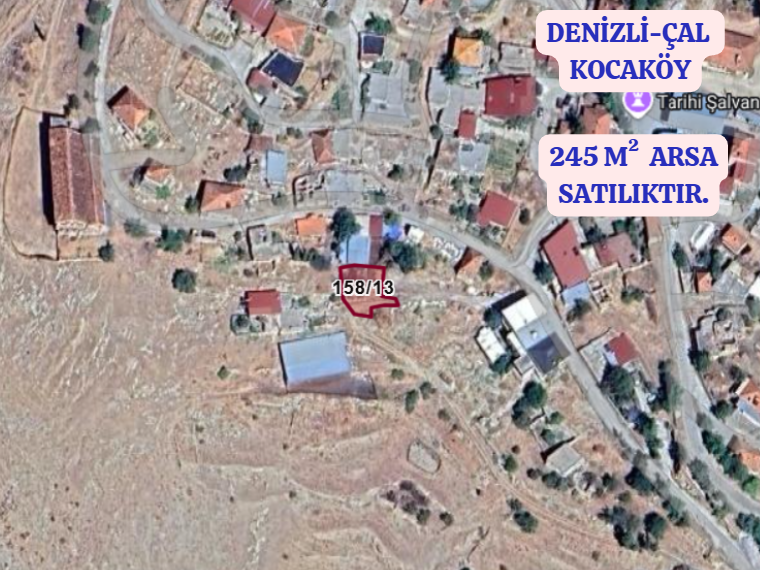 DENİZLİ ÇAL KOCAKÖY   KÖYÜNDE   245   M²  ARSA  SATILIKTIR - DENİZLİ ÇAL fotoğraf 2