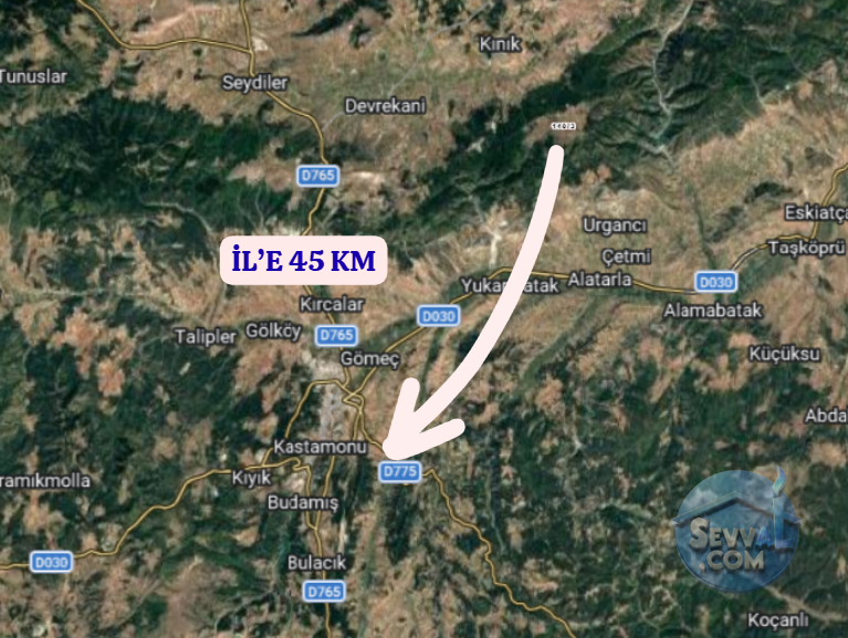 KASTAMONU DEVREKANİ BELOVACIK  KÖYÜNDE 1.070 M²  TARLA  SATILIKTIR - KASTAMONU DEVREKANİ fotoğraf 7