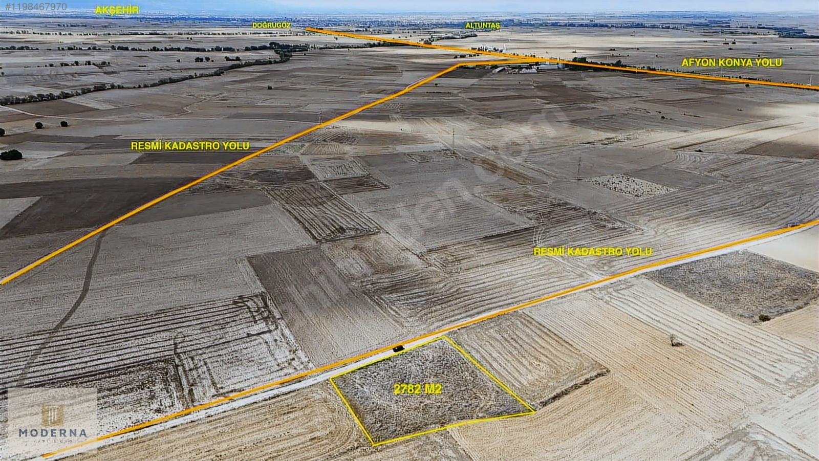 KONYA AKŞEHİR REİS ORGANİZE SAN YAKINI 2782 M2 RESMİ YOL CEPHELİ - KONYA AKŞEHİR fotoğraf 10