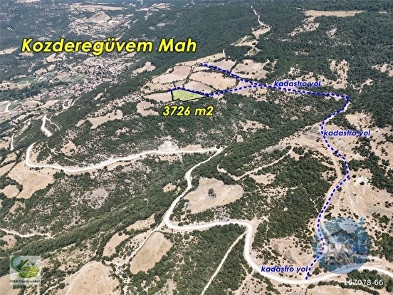 🚨 KOZDEREGÜVEM'DE 3.726 M² RESMİ YOLLU MANZARALI HARİKA TARLA 🚨 - BALIKESİR ALTIEYLÜL fotoğraf 14