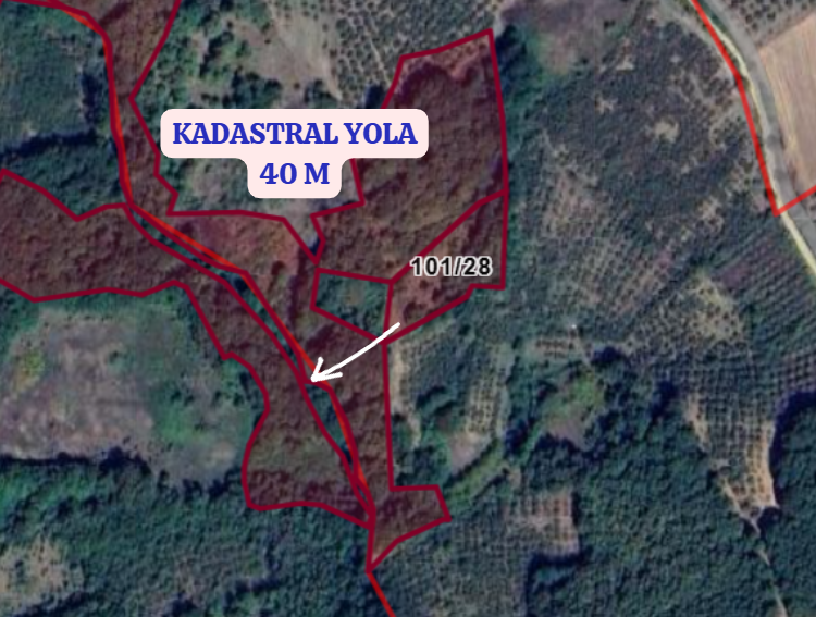 KOCAELİ KANDIRA ÖMERLİ  KÖYÜNDE 2.155 M²  TARLA  SATILIKTIR - KOCAELİ KANDIRA fotoğraf 3