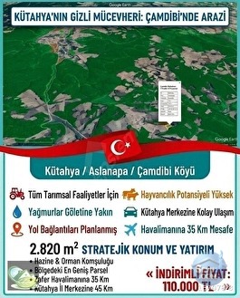 Aslanapa Çamdibinde Gölete Yakın, Orman Komşusu Fırsat Arazi - KÜTAHYA ASLANAPA fotoğraf 11