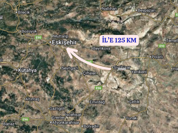 ESKİŞEHİR SİVRİHİSAR KADINCIK  KÖYÜNDE 8.413 M²  TARLA  SATILIKTIR - ESKİŞEHİR SİVRİHİSAR fotoğraf 6