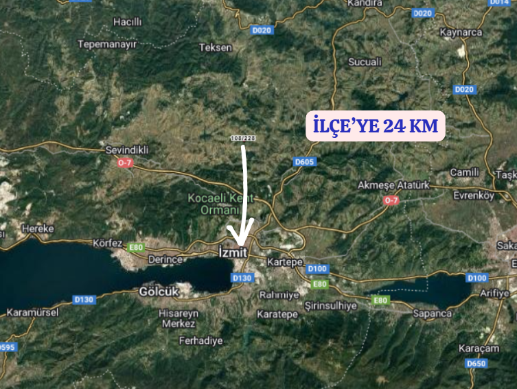 KOCAELİ İZMİT SÜVERLER  KÖYÜNDE 4.615 M²  TARLA  SATILIKTIR - KOCAELİ İZMİT fotoğraf 5