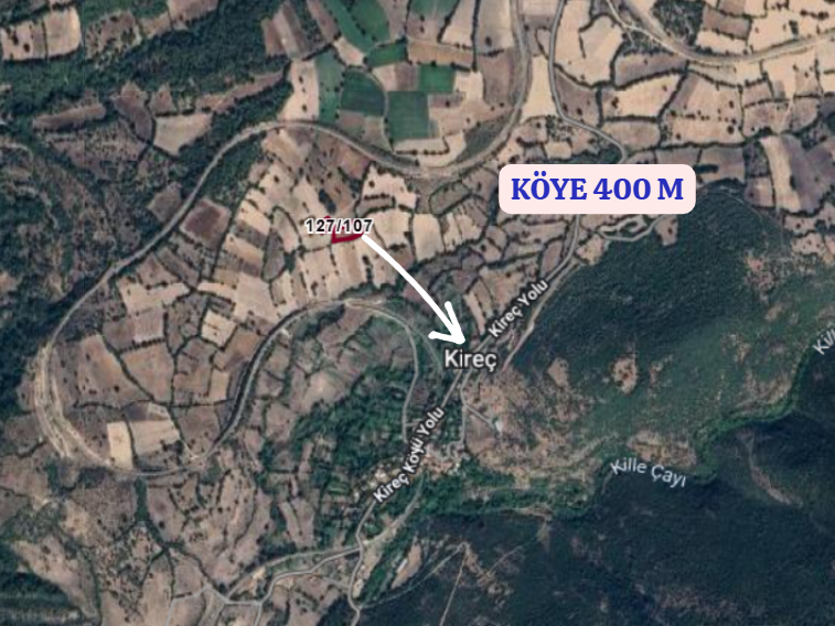 BALIKESİR DURSUNBEY KİREÇ   KÖYÜNDE  3.161 M²  TARLA  SATILIKTIR - BALIKESİR DURSUNBEY fotoğraf 4