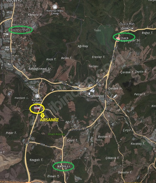 EMSALSİZ ASFALTA SIFIR 843 M2 FIRSAT - KOCAELİ GEBZE fotoğraf 8