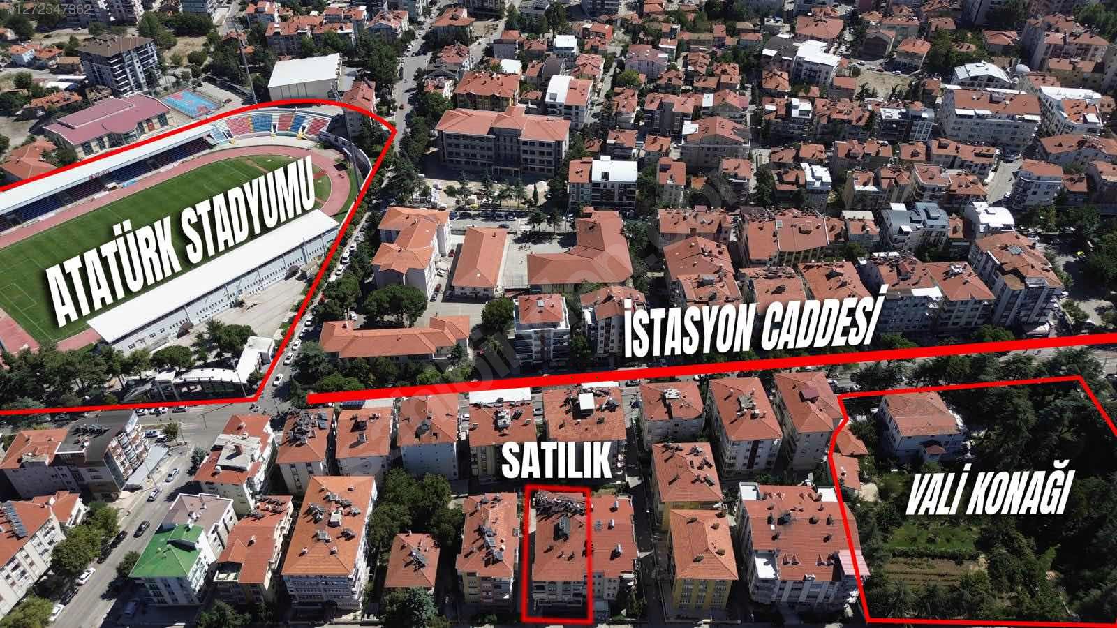 İSTASYON CADDESİNDE ARA KAT 3+1 DAİRE - ISPARTA MERKEZ fotoğraf 8