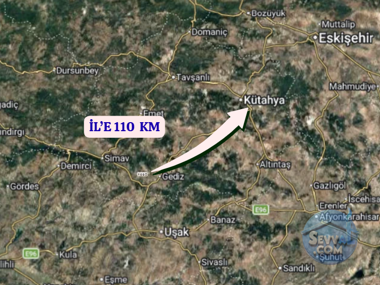 KÜTAHYA ŞAPHANE ÜÇBAŞ  KÖYÜNDE 12.750 M²  TARLA  SATILIKTIR - KÜTAHYA ŞAPHANE fotoğraf 6