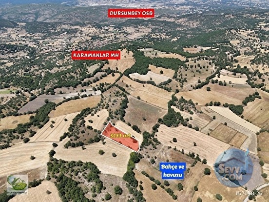 🚨 DURSUNBEY'DE 3.253 M² DOĞA MANZARALI HARİKA TARLA 🚨 - BALIKESİR DURSUNBEY fotoğraf 7