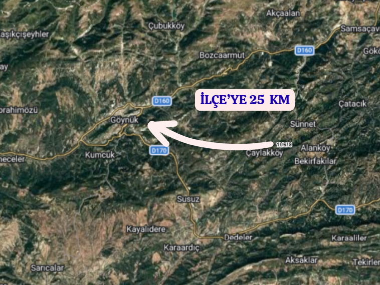 BOLU GÖYNÜK ÇAYLAK  KÖYÜNDE 1.980  M² TARLA  SATILIKTIR - BOLU GÖYNÜK fotoğraf 6
