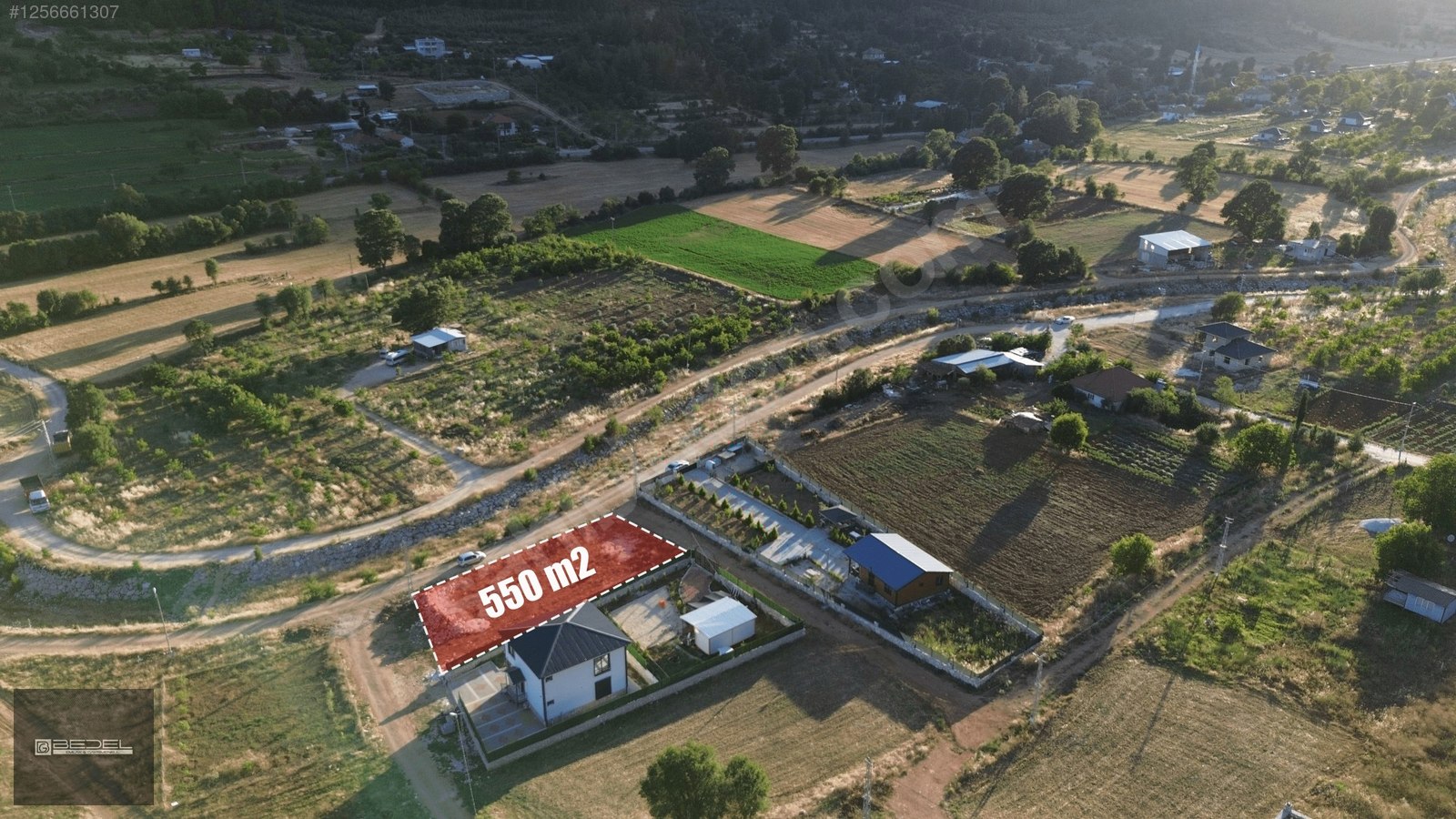 SATILIK BUCAK BEŞKONAK KÖYÜ'NDE 550 M2 VİLLA ARSASI - BURDUR BUCAK fotoğraf 2