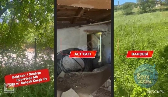 🚨 SINDIRGI'DA 1.251 M² TAPUDA KARGİR EV VE BAHÇESİ GEÇEN FIRSAT TAŞINMAZ 🚨 - BALIKESİR SINDIRGI fotoğraf 6