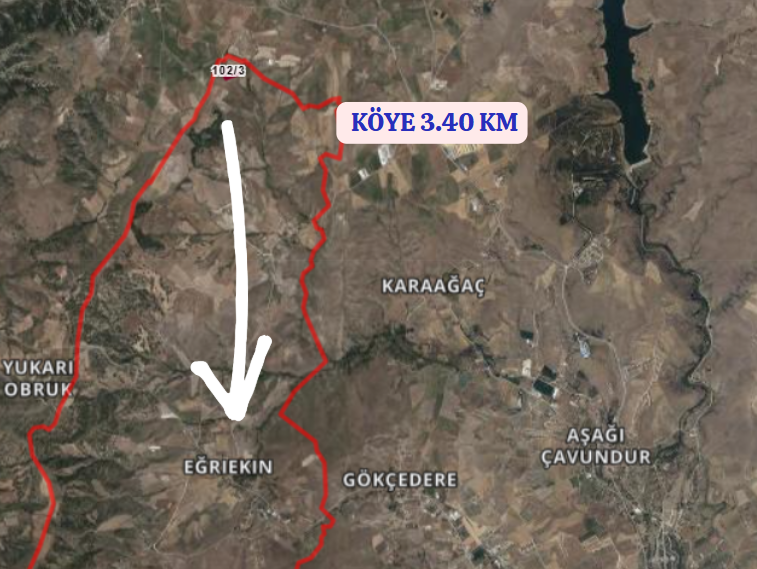 ANKARA ÇUBUK EĞRİEKİN  KÖYÜNDE 7.646 M² TARLA SATILIKTIR - ANKARA ÇUBUK fotoğraf 5