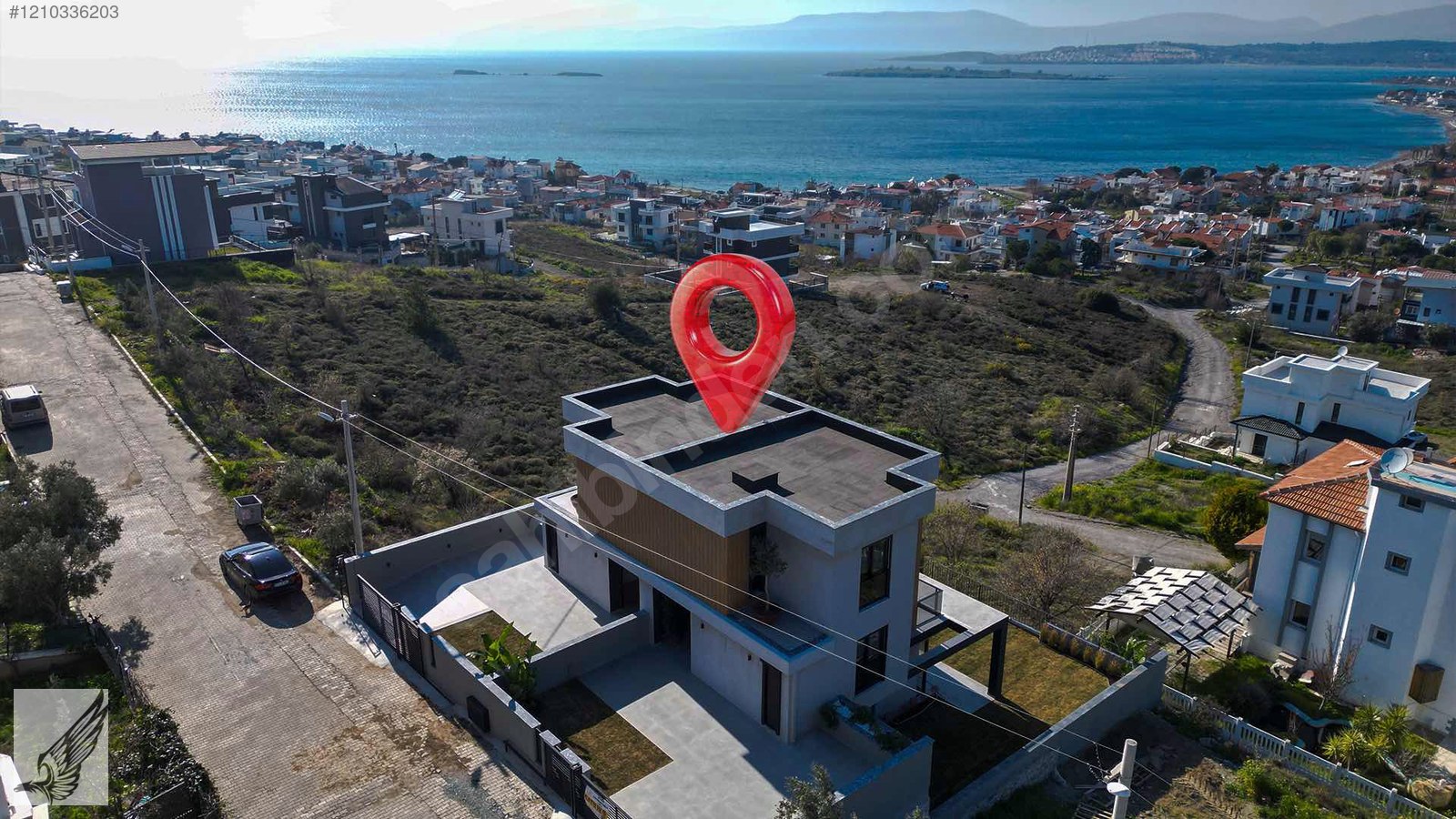 Seferihisar Akarca'da Full Deniz Manzaralı 3+1 Satılık Villa - İZMİR SEFERİHİSAR fotoğraf 3