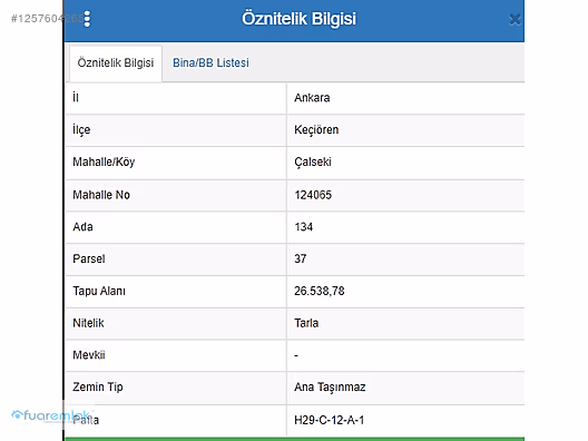 KEÇİÖREN ÇALSEKİ█ 2200m2 37 PARSEL'DE FIRSAT ARSA - ANKARA KEÇİÖREN fotoğraf 3