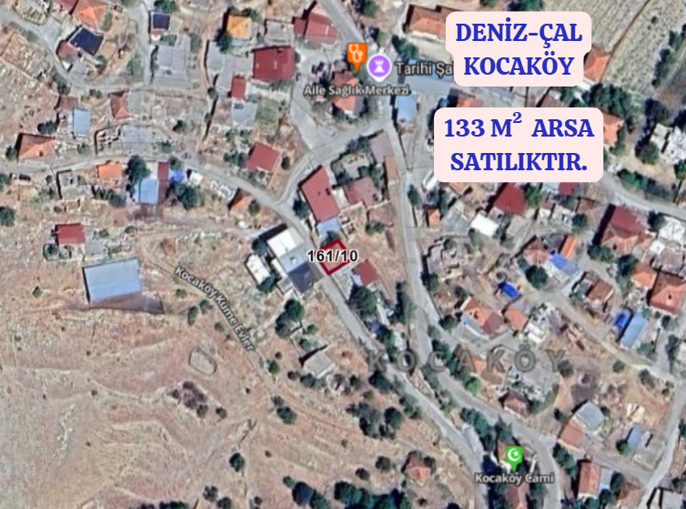 DENİZLİ ÇAL KOCAKÖY  MAHALLESİ  133  M²  ARSA  SATILIKTIR - DENİZLİ ÇAL fotoğraf 2