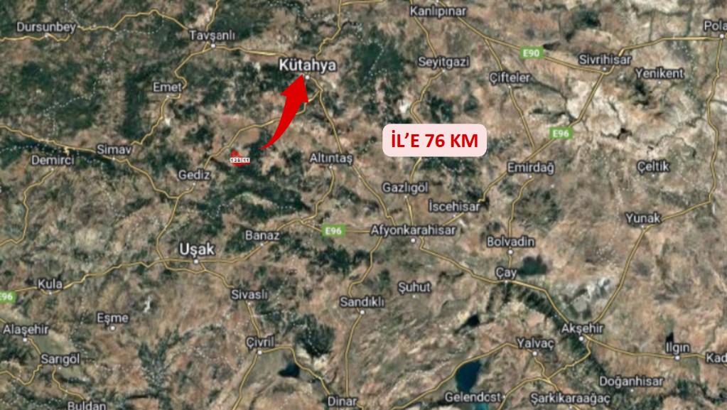 KÜTAHYA GEDİZ YAĞMURLAR KÖYÜNDE 1.688 M² TARLA SATILIKTIR - KÜTAHYA GEDİZ fotoğraf 9