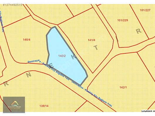 SAKARYA/KOCAALİ DEMİRAÇMA MAH.İMARLI 1160m² SATILIK ARSA