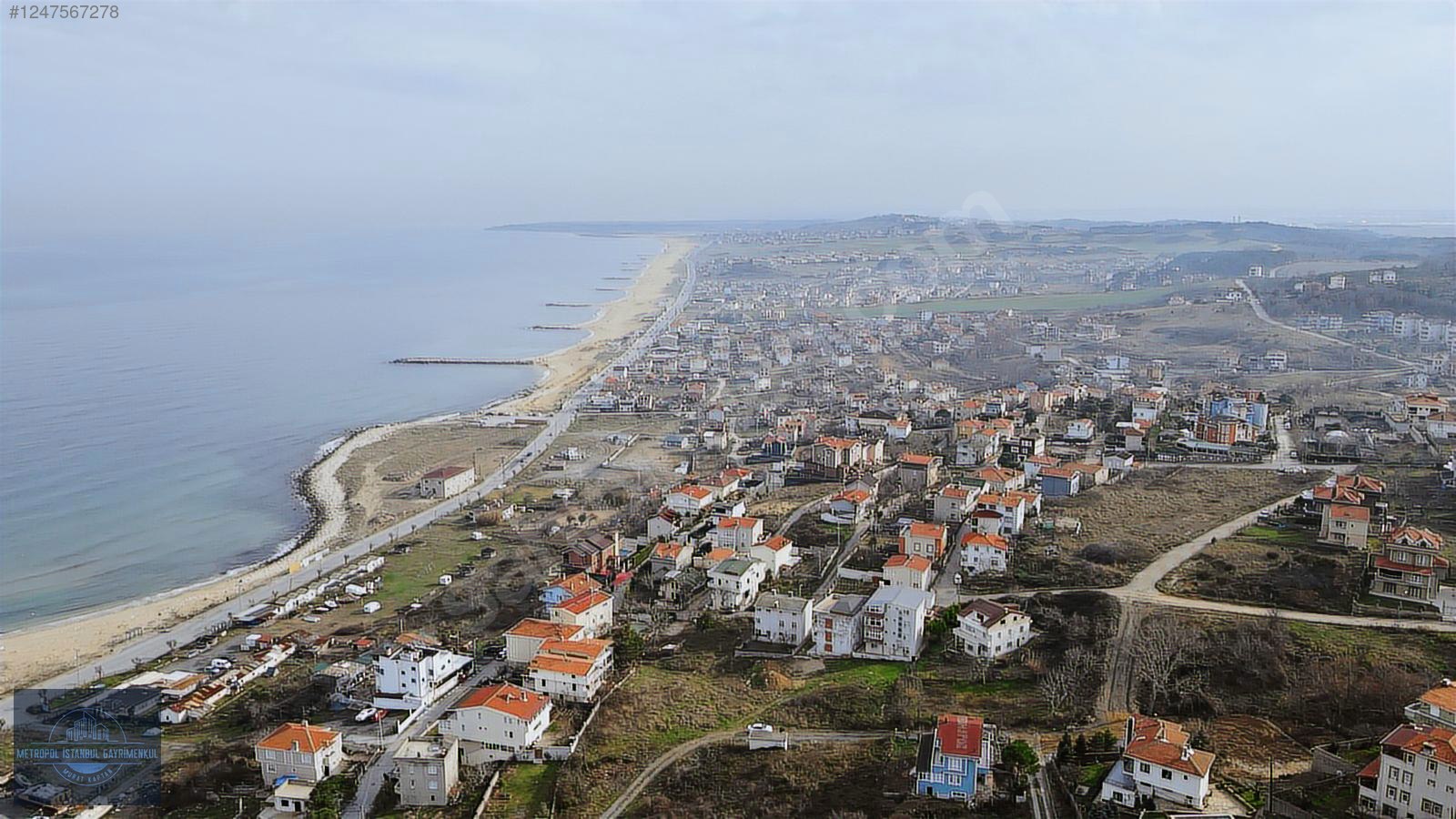 KARABURUN DA DENİZ MANZARALI TEK TAPU ARSA - İSTANBUL ARNAVUTKÖY fotoğraf 6