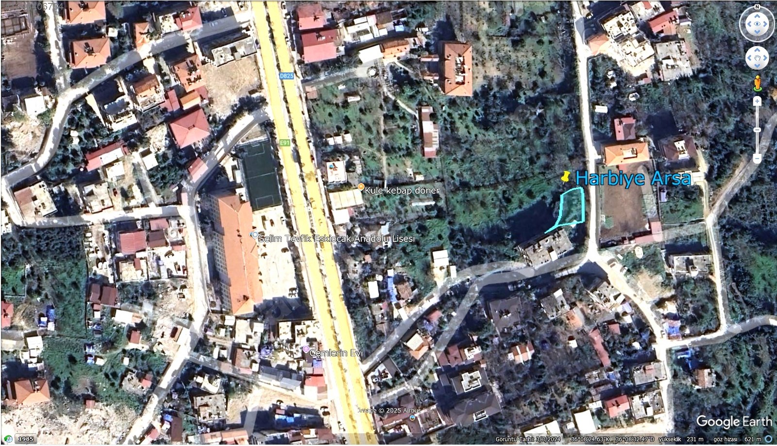  Hatay / Defne / Harbiye Mahallesinde  275 M² TARLAMIZ SATILIKTIR. - HATAY DEFNE fotoğraf 9