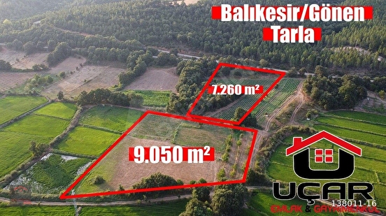 Balıkesir/Gönen'in Doğa İle İç İçe Köyünde 9.050 m² ve 7.260 m² Sulu(Pompaj) Tar - BALIKESİR GÖNEN fotoğraf 8