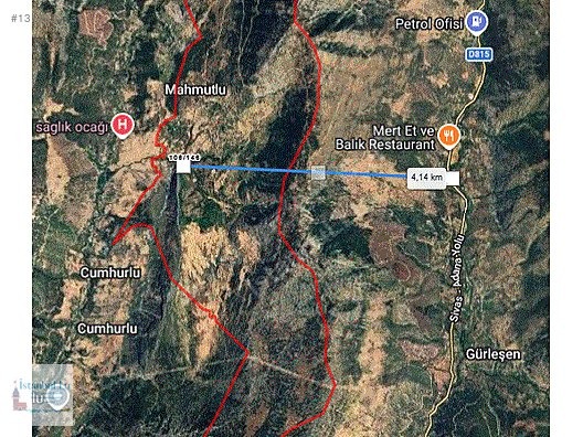 KADASTRAL YOLA CEPHELİ KÖYE YAKIN 2373 m2 Tarla - ADANA SAİMBEYLİ fotoğraf 4