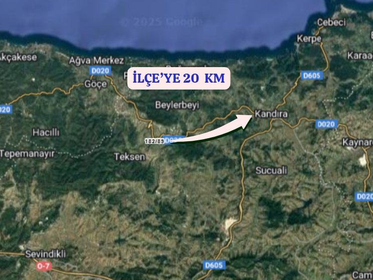 KOCAELİ KANDIRA AKÇAOVA  KÖYÜNDE 1.763 M²  TARLA  SATILIKTIR - KOCAELİ KANDIRA fotoğraf 5