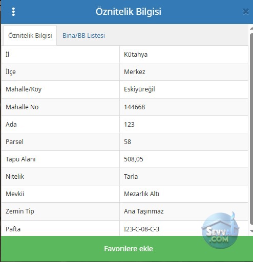 ESKİYÜREĞİL DE SATILIK TARLA  - KÜTAHYA MERKEZ fotoğraf 2