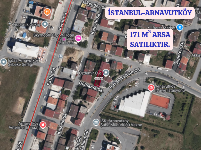 İSTANBUL ARNAVUTKÖY  İLÇESİNDE 171  M² ARSA  SATILIKTIR - İSTANBUL ARNAVUTKÖY fotoğraf 2