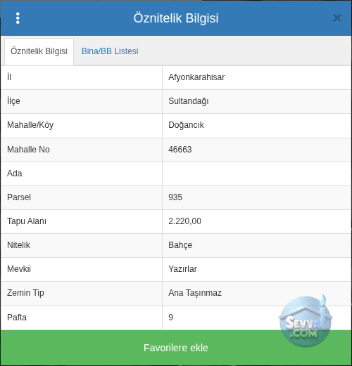 AFYONKARAHİSAR SULTANDAĞI DOĞANCIK 2.220 m² SATILIK ARSA - AFYONKARAHİSAR SULTANDAĞI fotoğraf 3