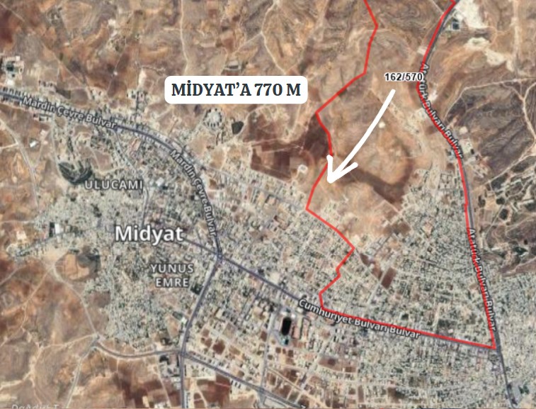 MARDİN MİDYAT CUMHURİYET KÖYÜ’NDE 448 M²  ARSA SATILIKTIR - MARDİN MİDYAT fotoğraf 6