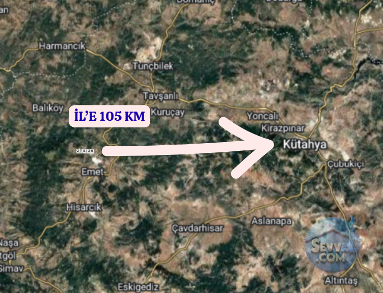 KÜTAHYA EMET EĞRİGÖZ  KÖYÜNDE  264 M²   BAHÇE  SATILIKTIR - KÜTAHYA EMET fotoğraf 7