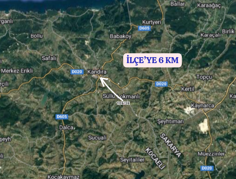 KOCAELİ KANDIRA LOKMANLI  KÖYÜNDE 359 M²  TARLA  SATILIKTIR - KOCAELİ KANDIRA fotoğraf 5