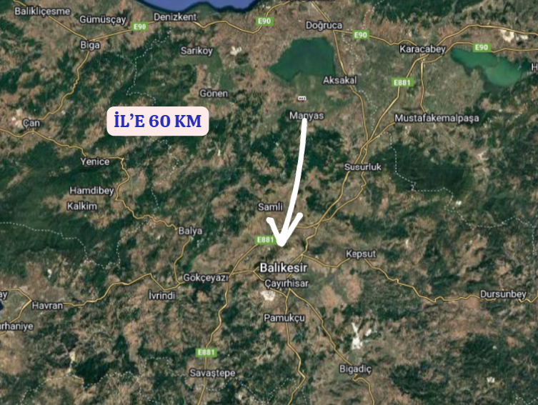 BALIKESİR MANYAS BÖLCEAĞAÇ  KÖYÜNDE 510 M² BAĞ  SATILIKTIR - BALIKESİR MANYAS fotoğraf 8