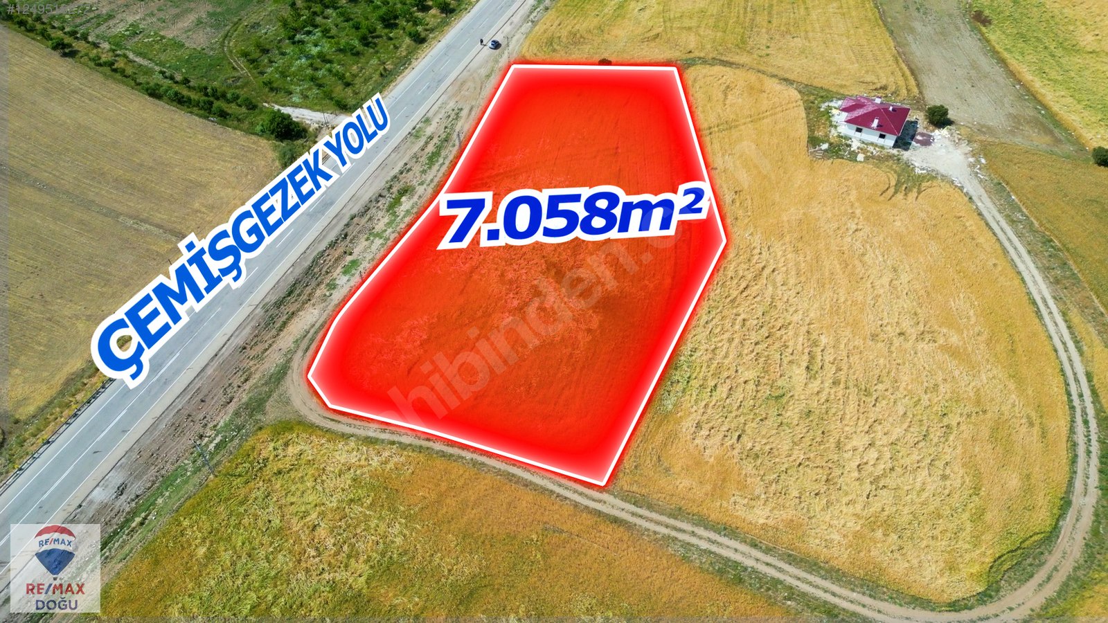 [REMAX DOĞU] ÇEMİŞGEZEK YOLU ÜZERİNDE TAPUSU HAZIR 7 DÖNÜM ARAZİ - ELAZIĞ MERKEZ fotoğraf 5