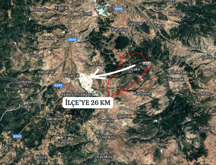 KÜTAHYA HİSARCIK ŞEYHÇAKIR'DA 3.091M² MÜSTAKİL TARLA SATILIKTIR - KÜTAHYA HİSARCIK fotoğraf 6
