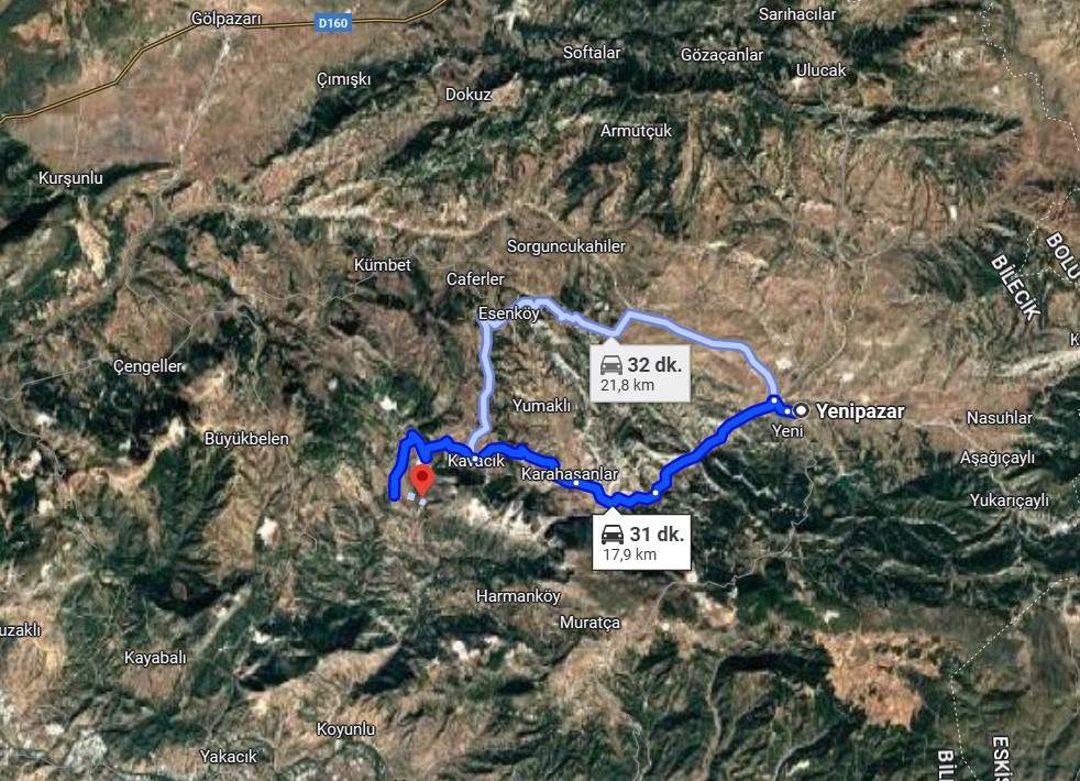 BİLECİK YENİPAZAR KAVACIK  KÖYÜ’NDE 1.084 M² BAĞ SATILIKTIR - BİLECİK YENİPAZAR fotoğraf 5