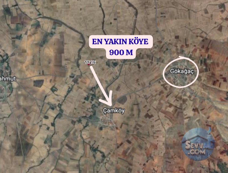 KÜTAHYA ÇAVDARHİSAR GÖKAĞAÇ  KÖYÜNDE  1.576 M²  TARLA SATILIKTIR - KÜTAHYA ÇAVDARHİSAR fotoğraf 4