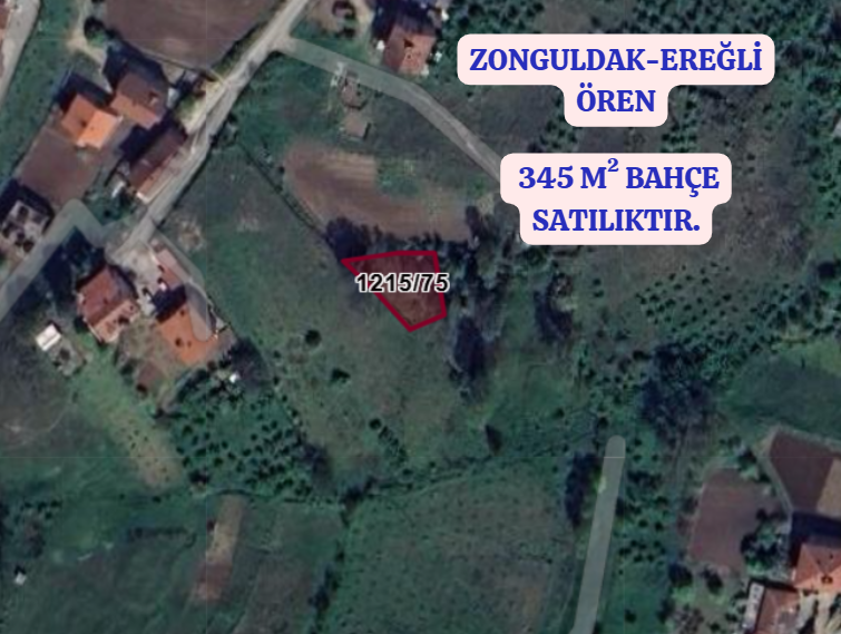 ZONGULDAK EREĞLİ ÖREN  KÖYÜ’NDE  345 M² BAHÇE SATILIKTIR - ZONGULDAK EREĞLİ fotoğraf 2