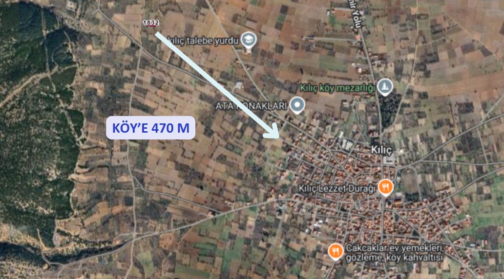 ISPARTA KEÇİBORLU KILIÇ KÖYÜ’NDE 523 M² TARLA SATILIKTIR - ISPARTA KEÇİBORLU fotoğraf 4
